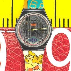 Swatch watch BIG ENUFF GB151 1993 Standard Gents New Old Stock